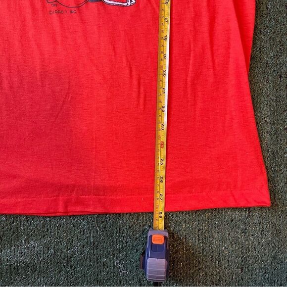 Vintage 80s/90s Logo 7 Cleveland Browns Single Stitch T Shirt - Large - Picture 7 of 7